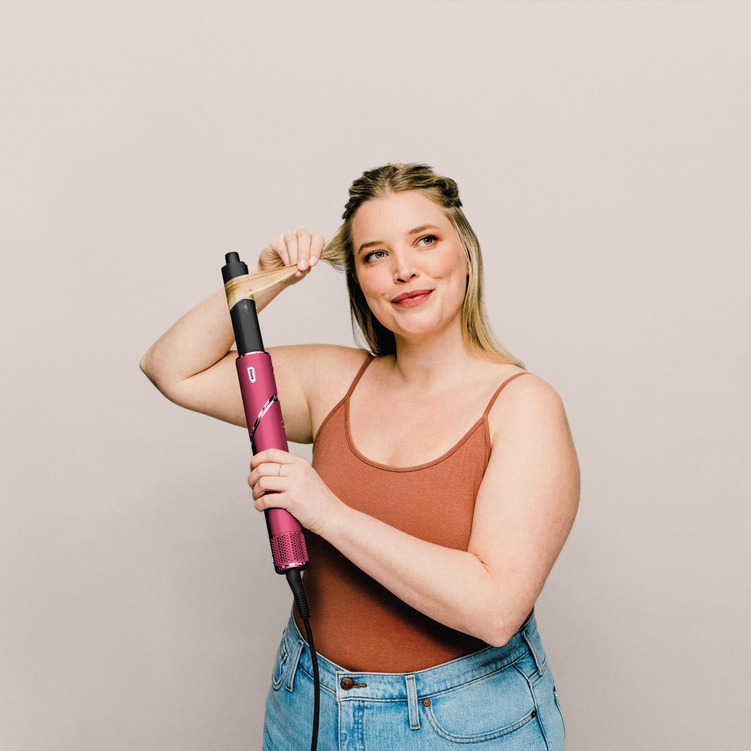 FLEXSTYLE  MULTIESTILIZADOR DE CABELLO HD442BP MALIBU PINK  PARA TODO TIPO DE CABELLO 6 EN 1 (MULTI-ESTILIZADOR PARA CABELLO)